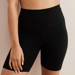Black Aerie Chill Play Move Biker Shorts XL